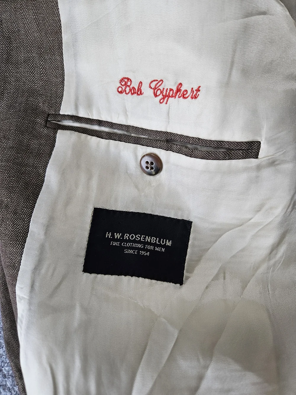 Samuelsohn Linen-Blend Sport Coat in Light Brown